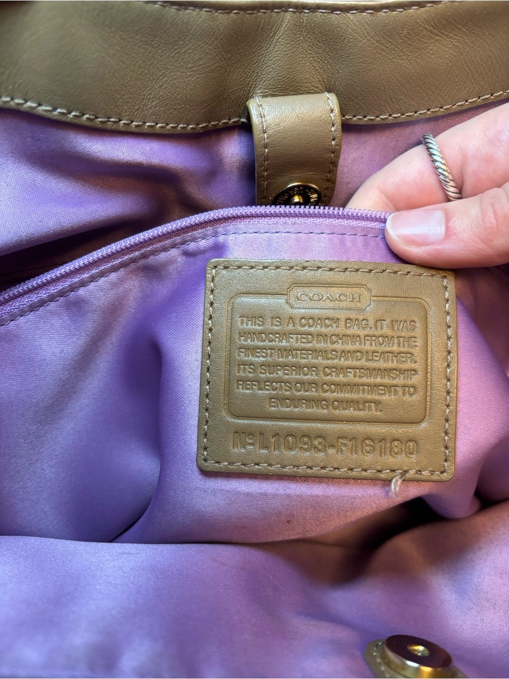 Coach Carly Patchwork Tote Bag - Picture 10 of 16